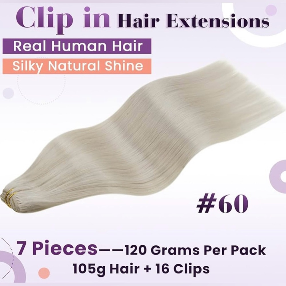 ♦️NEW In Box♦️LaaVoo Clip in Hair Extensions